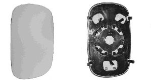 VAN WEZEL 1636839 -  Зеркальное стекло, наружное зеркало